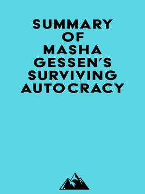 cover image of Summary of Masha Gessen's Surviving Autocracy